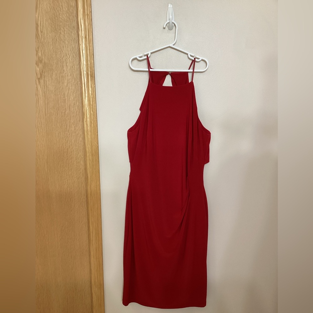Ralph Lauren Red Cocktail Dress